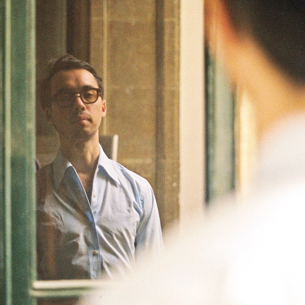 Chemise col français une pièce bleu clair Thomas Mason gamme Royale