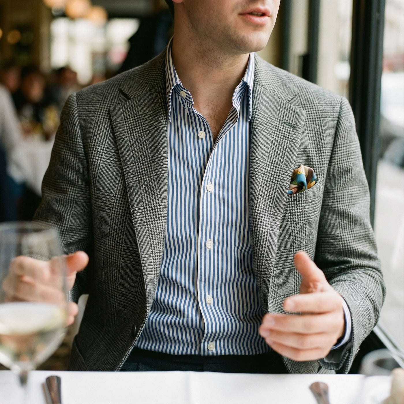 Chemise col français popeline Monti 120/2 gamme Rames (précommande)