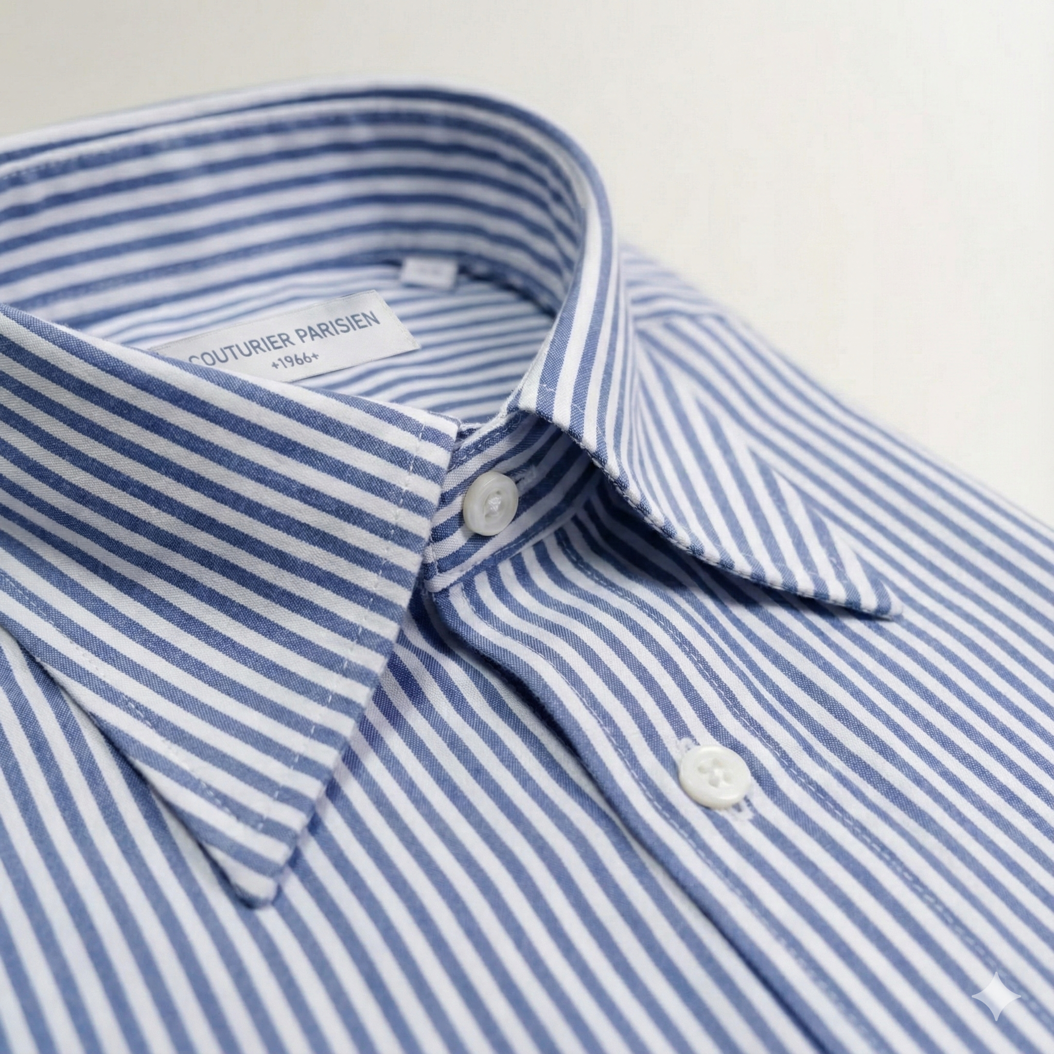 Chemise col français popeline Monti 120/2 gamme Rames (précommande)