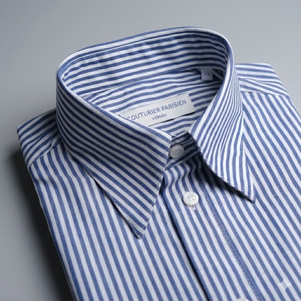 Chemise col français popeline Monti 120/2 gamme Rames (précommande)