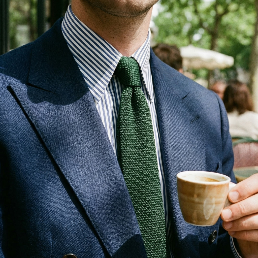 Chemise col français popeline Monti 120/2 gamme Rames (précommande)