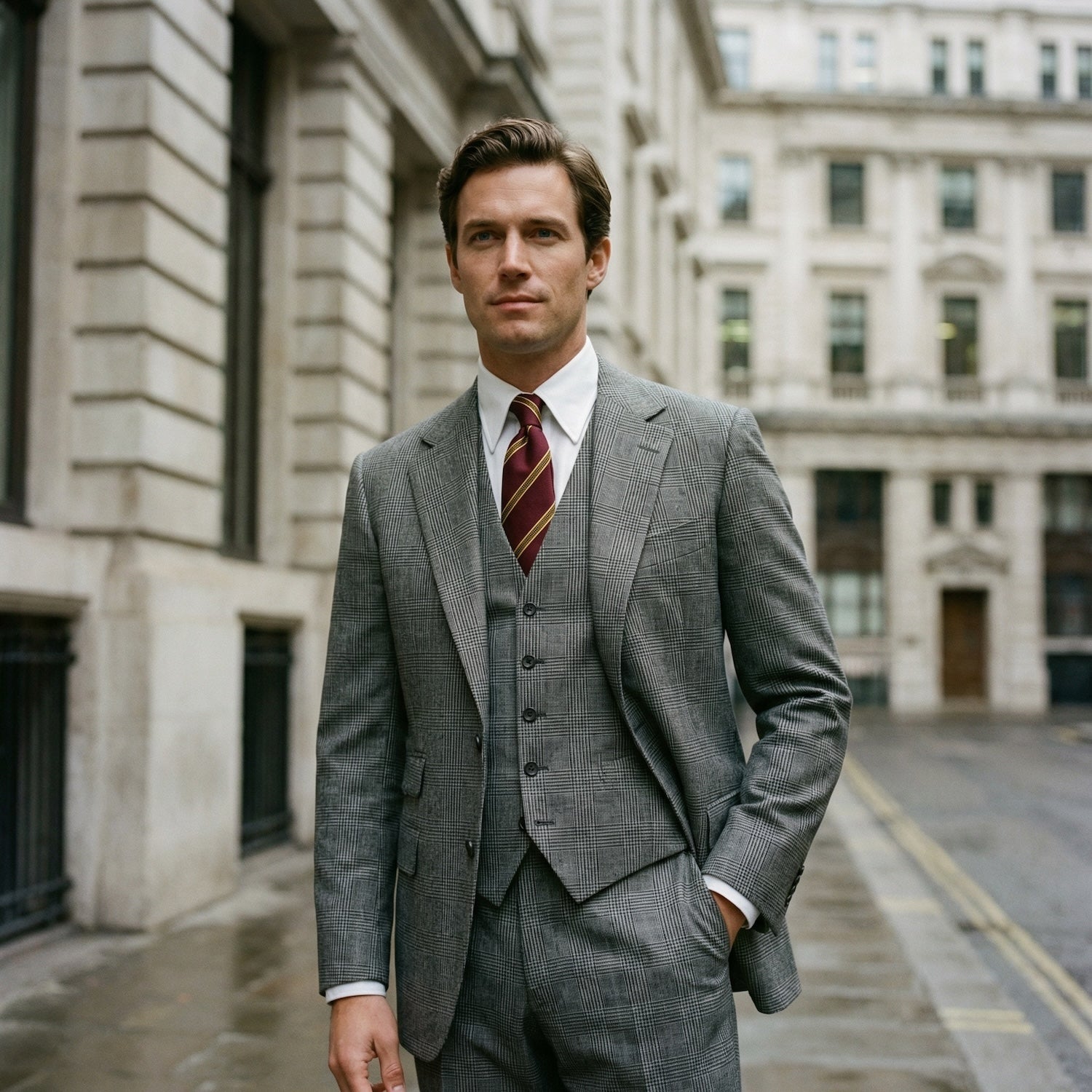 Chemise col français oxford Somelos 80/2 blanche (précommande)