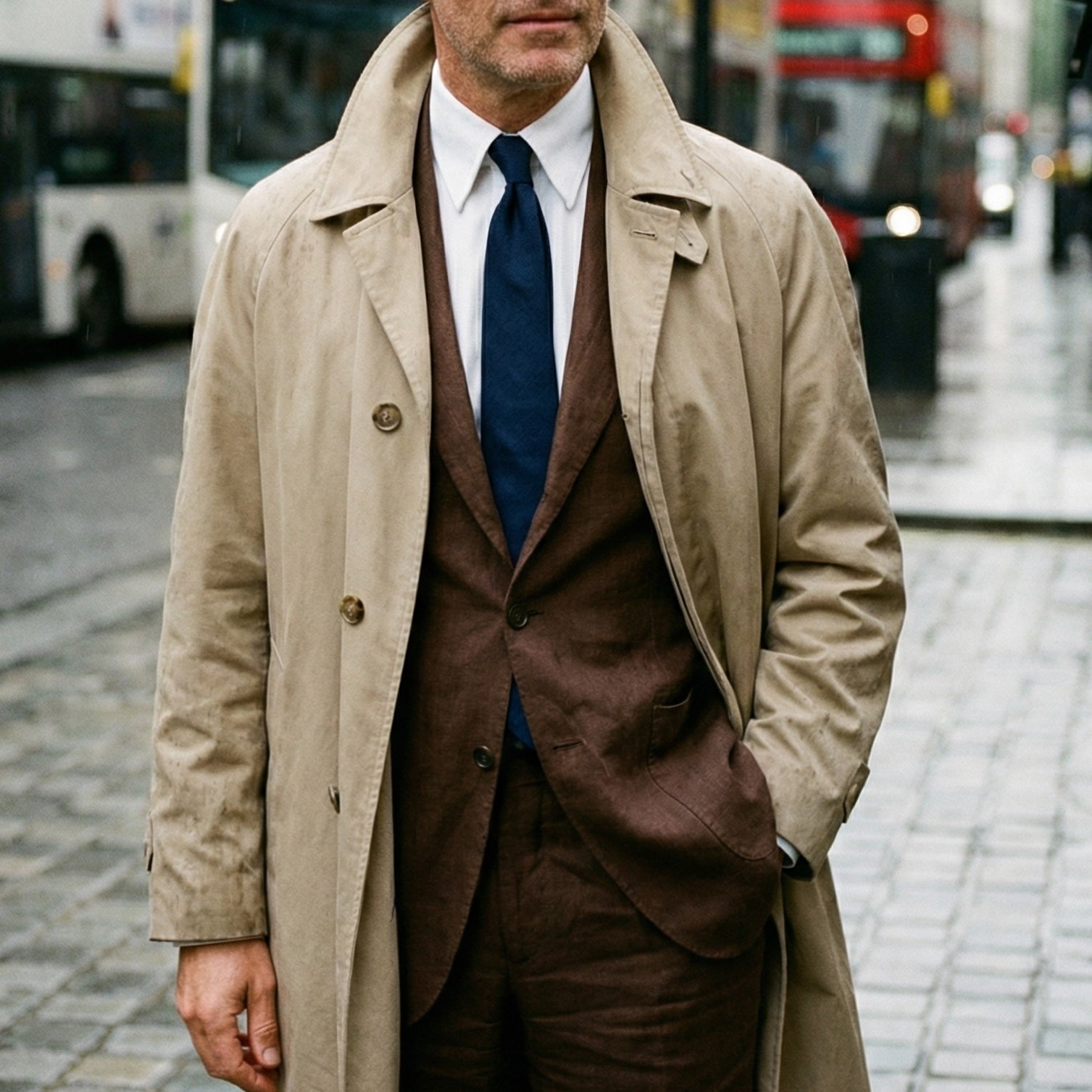 Chemise col français oxford Somelos 80/2 blanche (précommande)