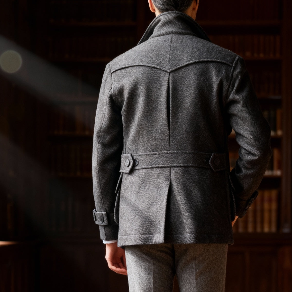 Jungle Jacket twill de laine indigo