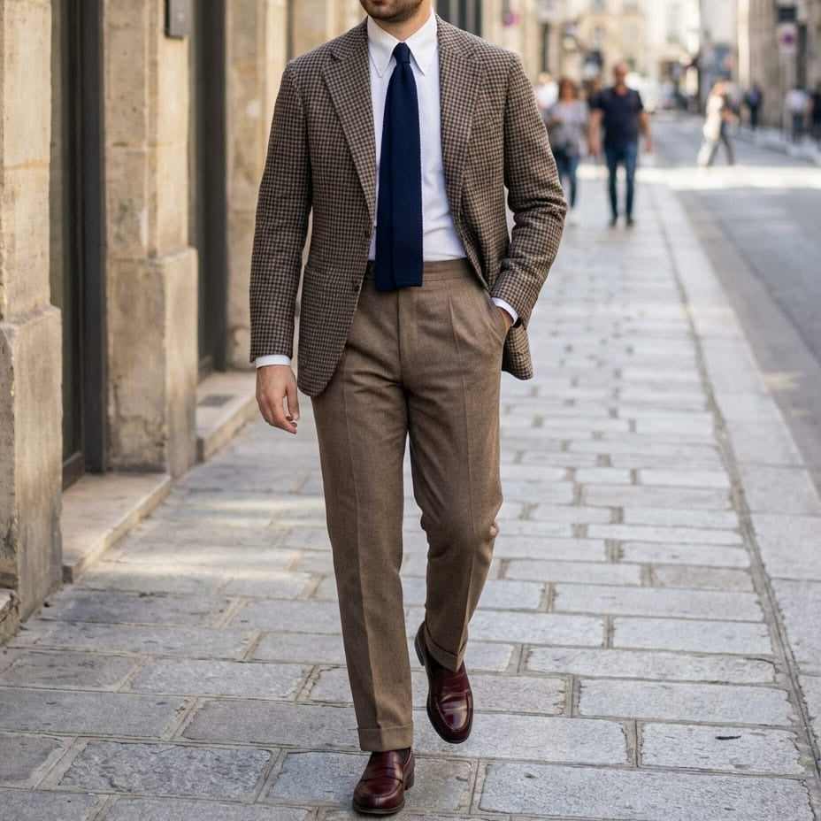 Chemise col français oxford Somelos 80/2 blanche (précommande)