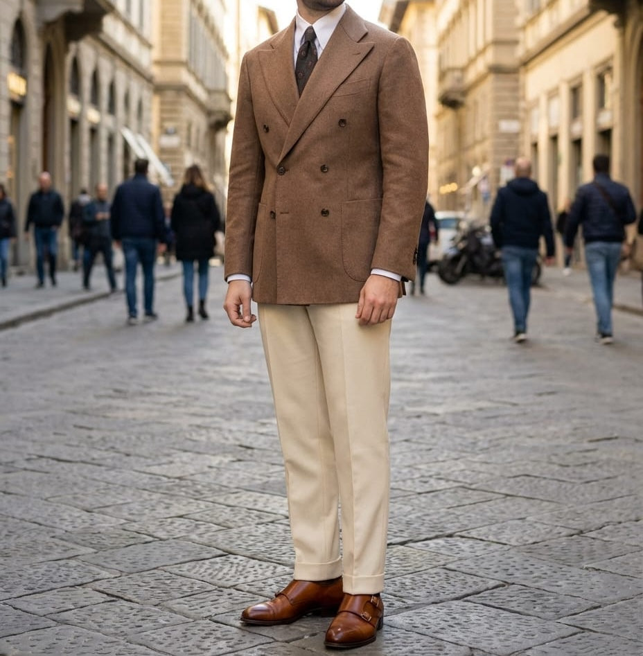 Chemise col français oxford Somelos 80/2 blanche (précommande)