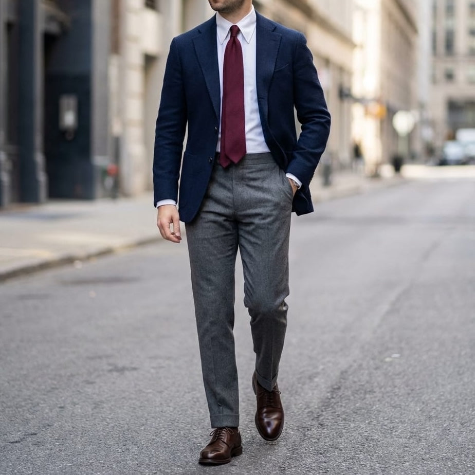 Chemise col français oxford Somelos 80/2 blanche (précommande)