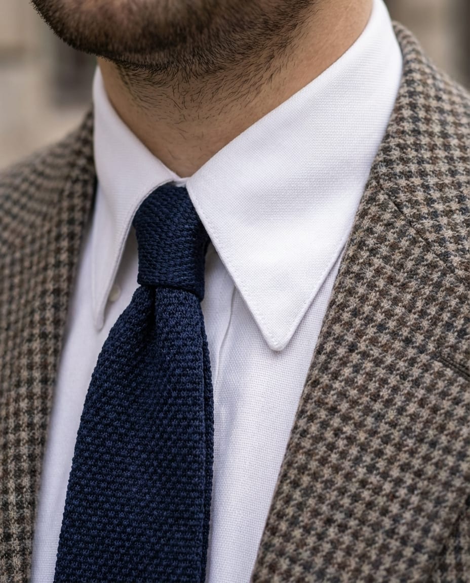 Chemise col français oxford Somelos 80/2 blanche (précommande)