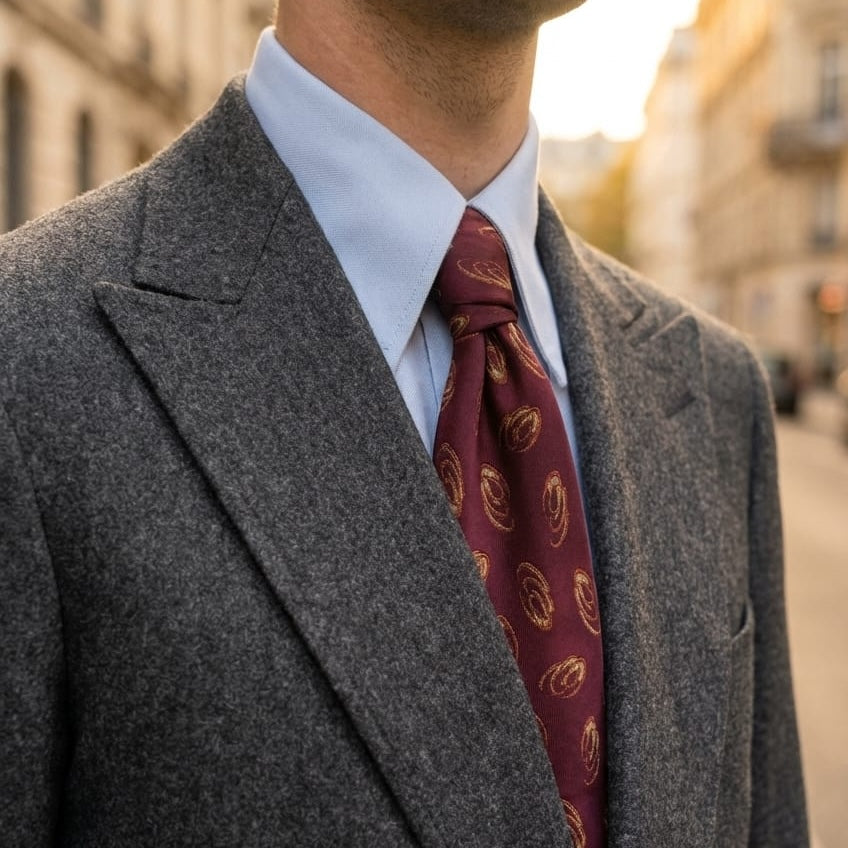 Chemise col français oxford Somelos 80/2 bleue claire (précommande)