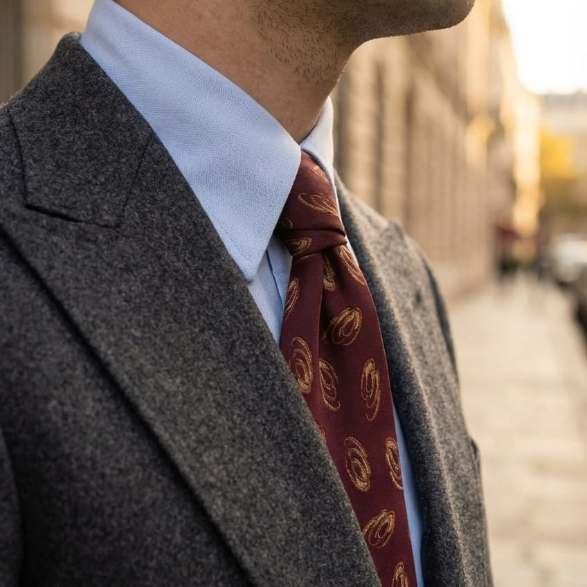 Chemise col français oxford Somelos 80/2 bleue claire (précommande)