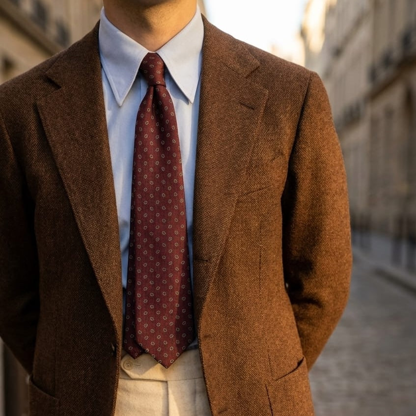Chemise col français oxford Somelos 80/2 bleue claire (précommande)