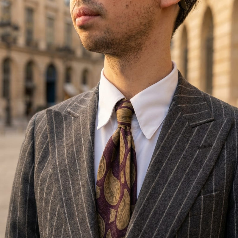 Chemise col français oxford Somelos 80/2 blanche (précommande)